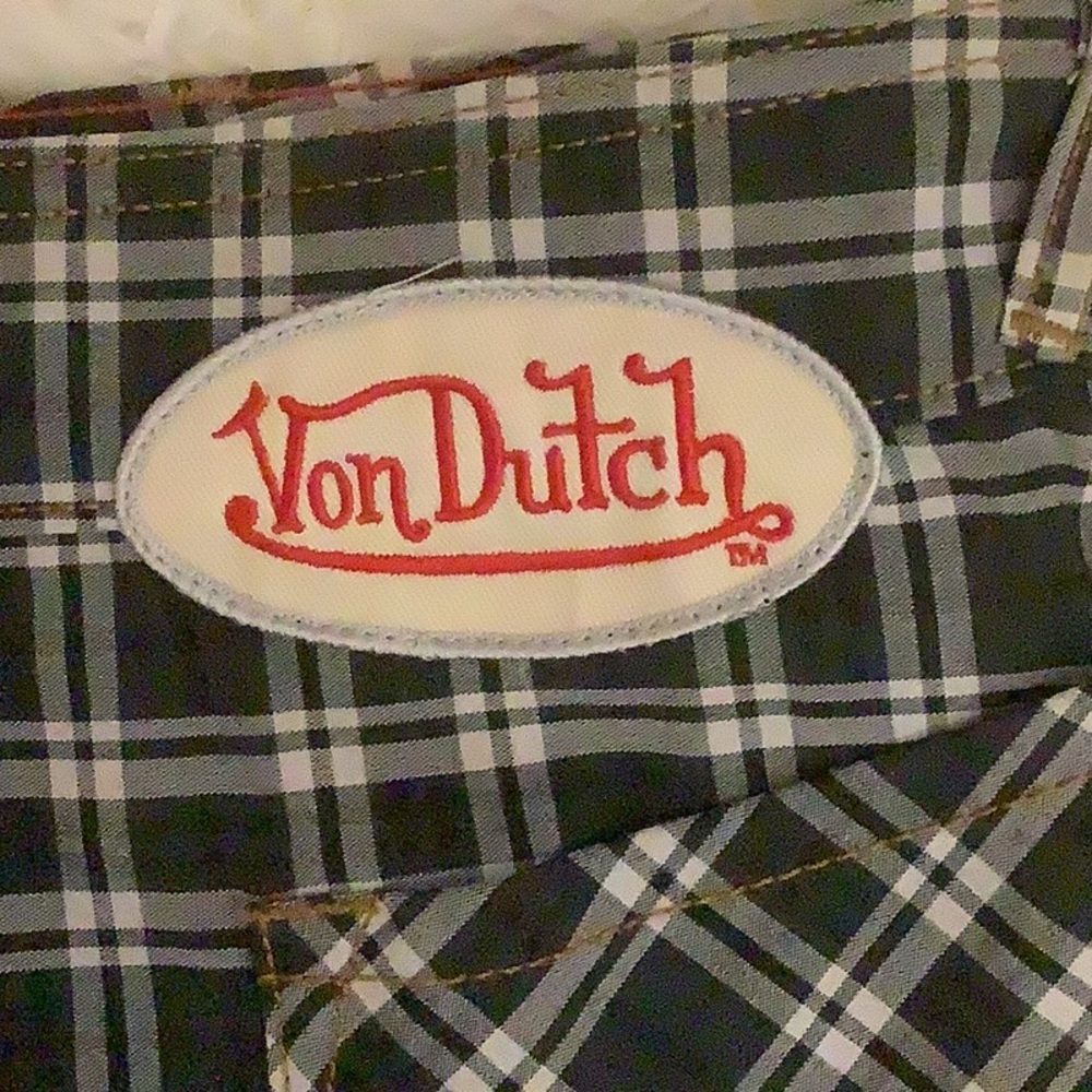 Von Dutch Y2k Pleated Schoolgirl Mini - Picture 4 of 5